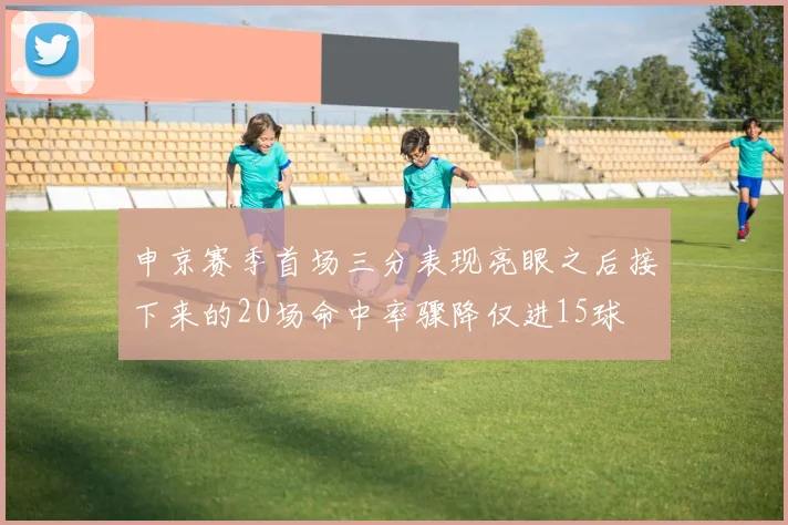 申京赛季首场三分表现亮眼之后接下来的20场命中率骤降仅进15球